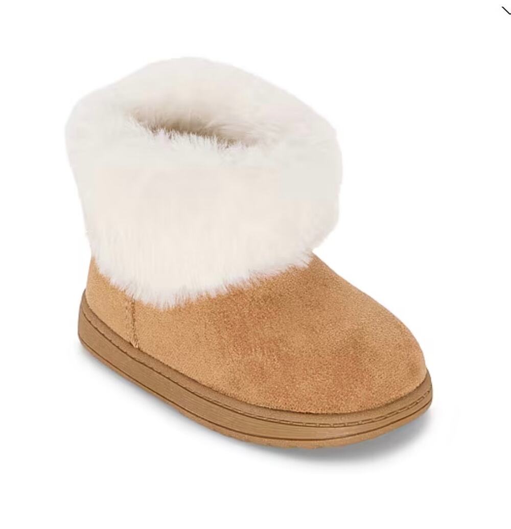 NEW! Thereabouts Lil Kaylee Toddler Girls Winter Boots Cognac Size 10M